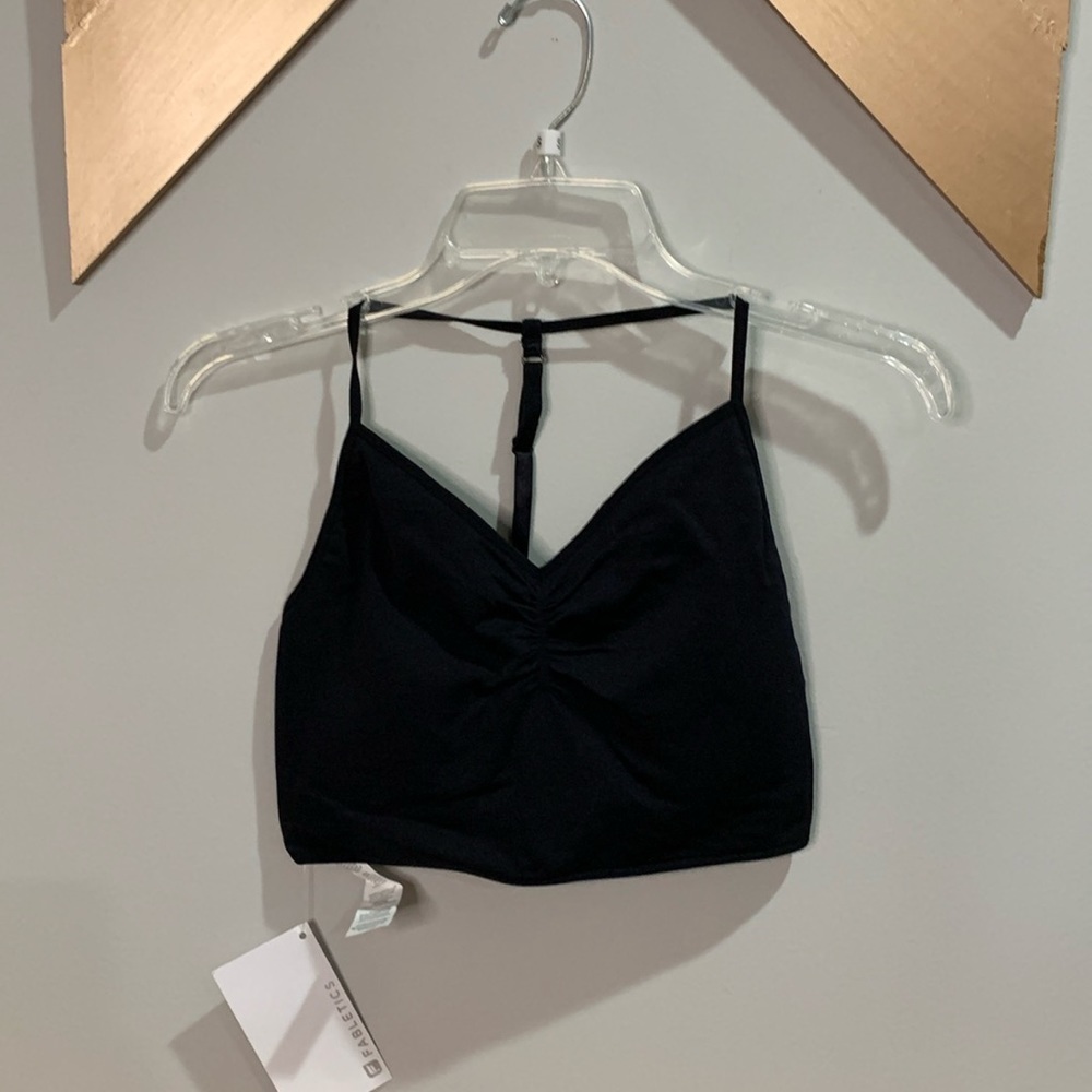 Fabletics, Mandy seamless midi bra, size medium black